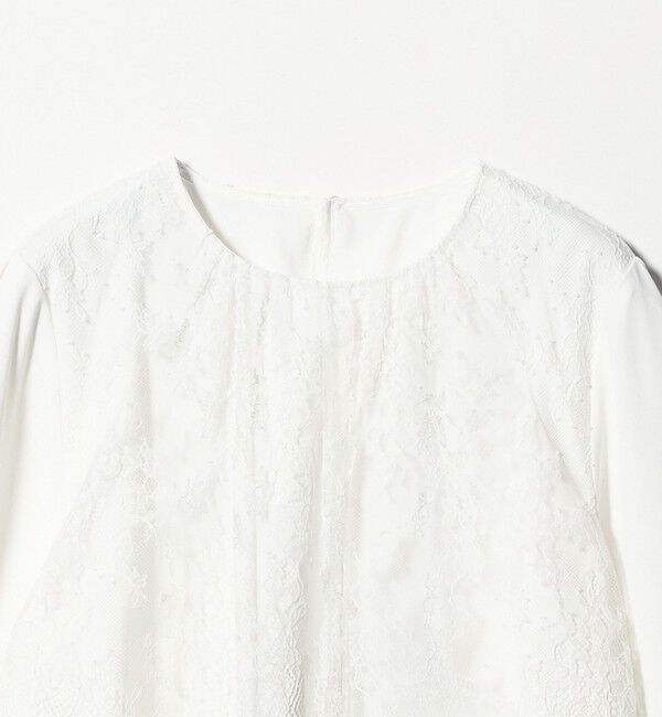 UNITED ARROWS green label relaxing「カサネ レース ブラウス」|シャツ・ブラウス|