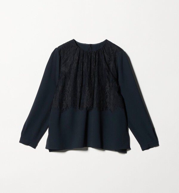 UNITED ARROWS green label relaxing「カサネ レース ブラウス」|シャツ・ブラウス|