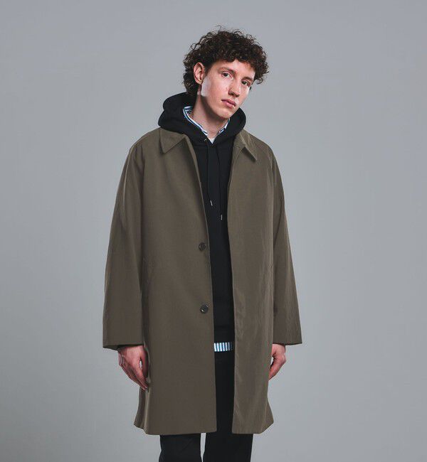 UNITED ARROWS green label relaxing「ナイロンオックス ステンカラーコート ‐撥水‐」|ステンカラーコート|OLIVE