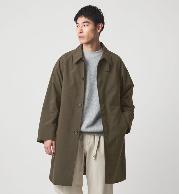 UNITED ARROWS green label relaxing「ナイロンオックス ステンカラーコート ‐撥水‐」|ステンカラーコート|