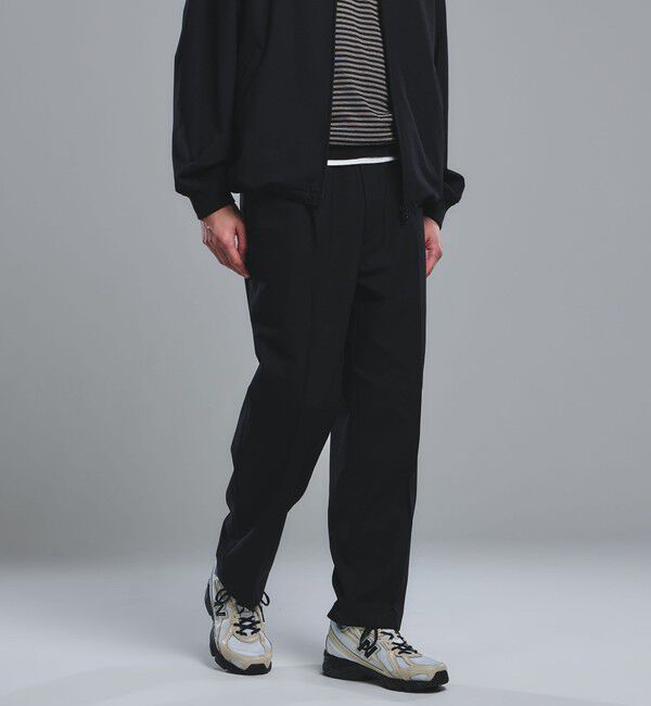 UNITED ARROWS green label relaxing「FREELITCH オルマイ ワイド W3 イージーパンツ -2WAYストレッチ・吸水速乾-」|その他|BLACK