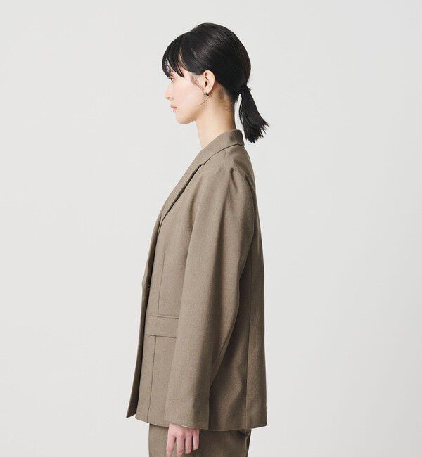 BEAUTY&YOUTH UNITED ARROWS「【WEB限定 Wardrobe DAILY MINIMAL】メランジ ダブルジャケット ウォッシャブル」|テーラードジャケット|