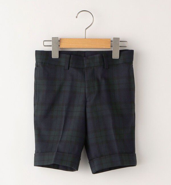 SHIPS KIDS「SHIPS KIDS:100～130cm /〈洗濯機可能〉セレモニー ウォッシャブル ブラックウォッチ ショーツ」|その他|