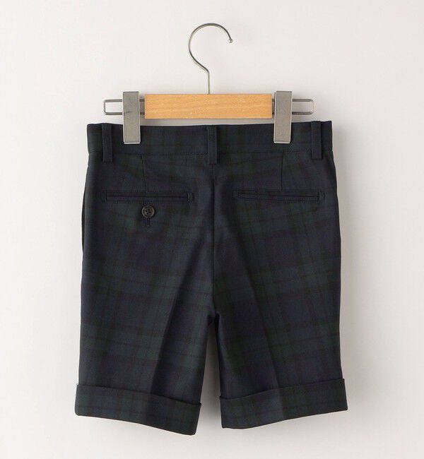 SHIPS KIDS「SHIPS KIDS:100～130cm /〈洗濯機可能〉セレモニー ウォッシャブル ブラックウォッチ ショーツ」|その他|