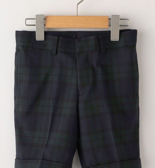 SHIPS KIDS「SHIPS KIDS:100～130cm /〈洗濯機可能〉セレモニー ウォッシャブル ブラックウォッチ ショーツ」|その他|