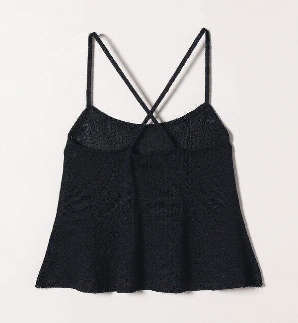 SHIPS any「SHIPS any:〈手洗い可能〉バルキー シアー フレア ニット キャミソール」|キャミソール|