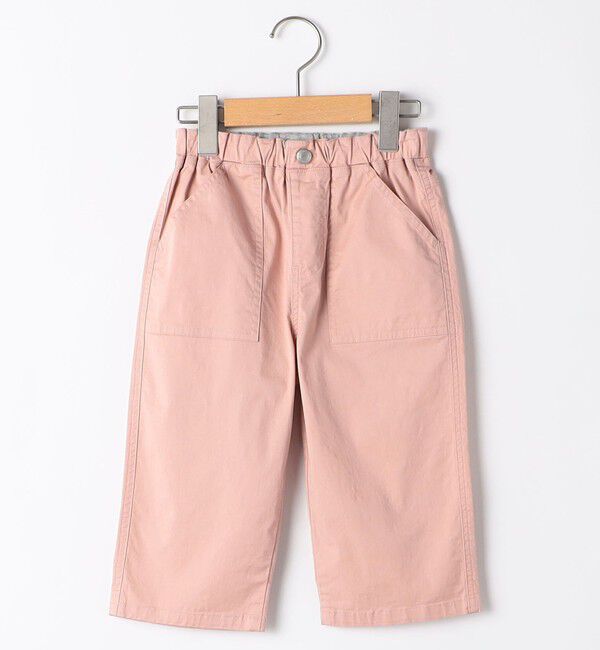 SHIPS KIDS「SHIPS KIDS:140～150cm / カラー 6分丈 ショーツ」|その他|ピンク