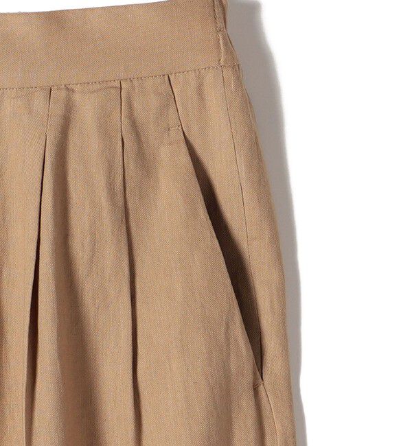 SHIPS for women「〈手洗い可能〉綿麻 ビエラ 2タック パンツ」|その他|