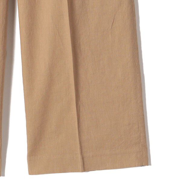 SHIPS for women「〈手洗い可能〉綿麻 ビエラ 2タック パンツ」|その他|