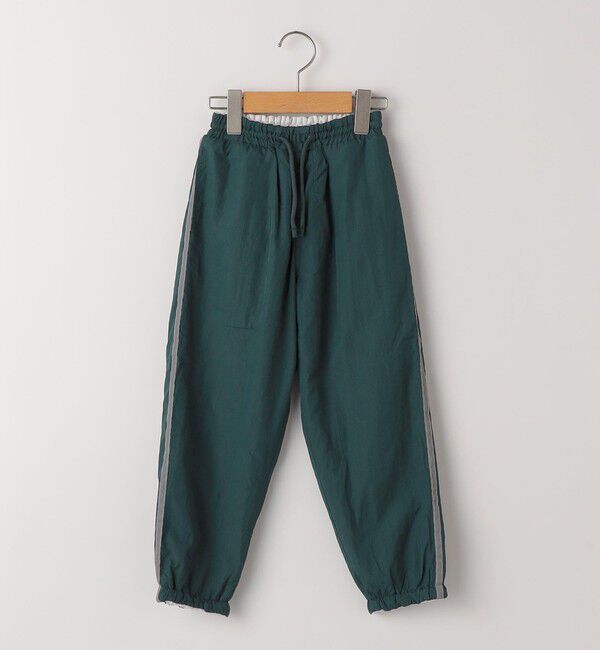 SHIPS KIDS「THE PARK SHOP:115～145cm /REVERSIBLE SPORTS PANTS ナイロン パンツ」|その他|ダークグリーン