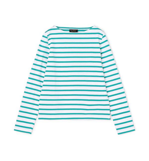 TOMORROWLAND BUYING WEAR「LE MINOR ボートネックストライププルオーバー」|Tシャツ・カットソー|56 グリーン系