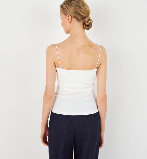 DES PRES「ベーシックサーキュラーリブ カップインキャミソール」|キャミソール|