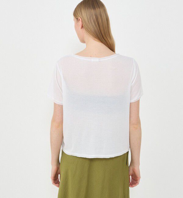 GALERIE VIE「ガーゼフライスジャージー ラウンドネックTシャツ」|Tシャツ・カットソー|