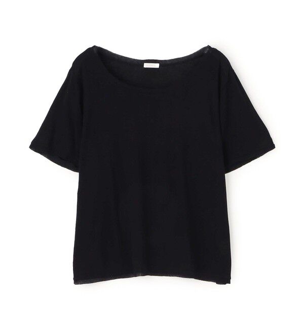 GALERIE VIE「ガーゼフライスジャージー ラウンドネックTシャツ」|Tシャツ・カットソー|69 ネイビー