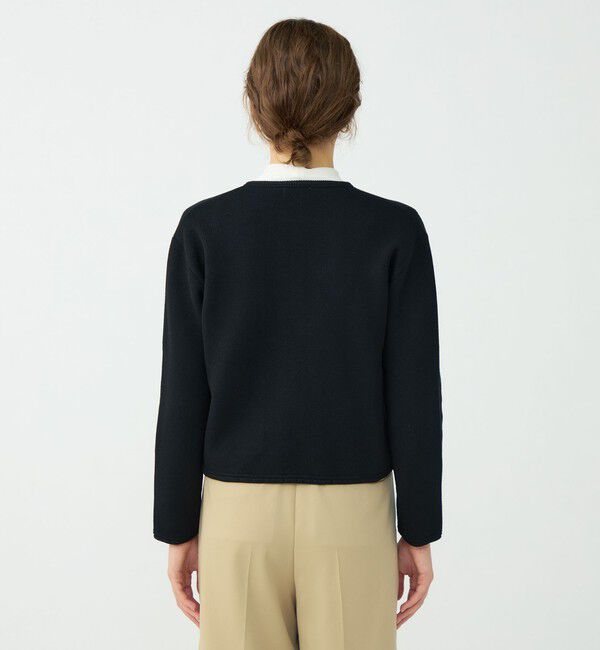 Ballsey「コットンポリエステルダブルフェイス 4ポケットカーディガン」|カーディガン|