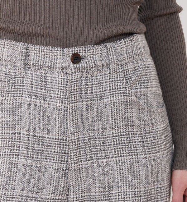 GALERIE VIE「リネアコットンツイード リラックスフィットパンツ」|その他|