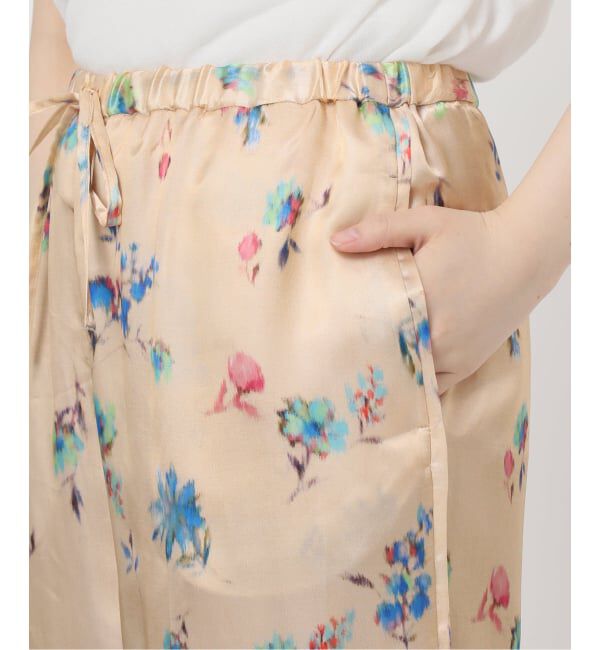 IENA LA BOUCLE「IENA LA BOUCLE ボタニカルプリントイージーパンツ」|その他|