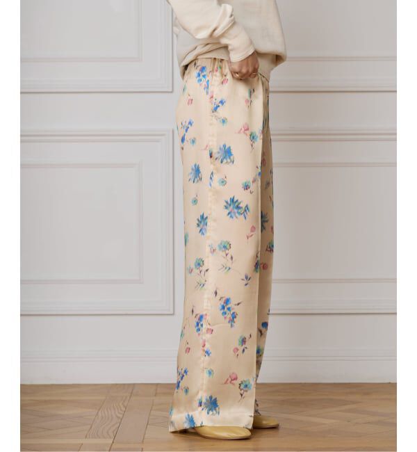 IENA LA BOUCLE「IENA LA BOUCLE ボタニカルプリントイージーパンツ」|その他|