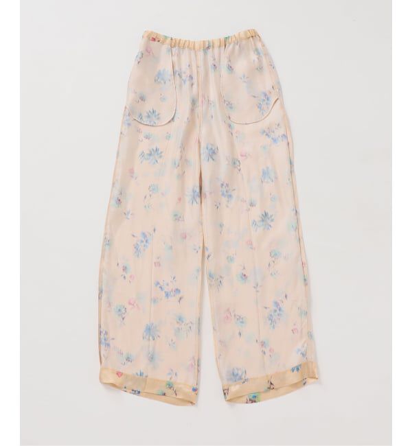 IENA LA BOUCLE「IENA LA BOUCLE ボタニカルプリントイージーパンツ」|その他|