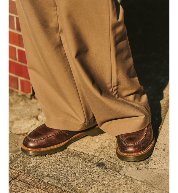 417 EDIFICE「TRツイル ワイドイージーパンツ」|スラックス|