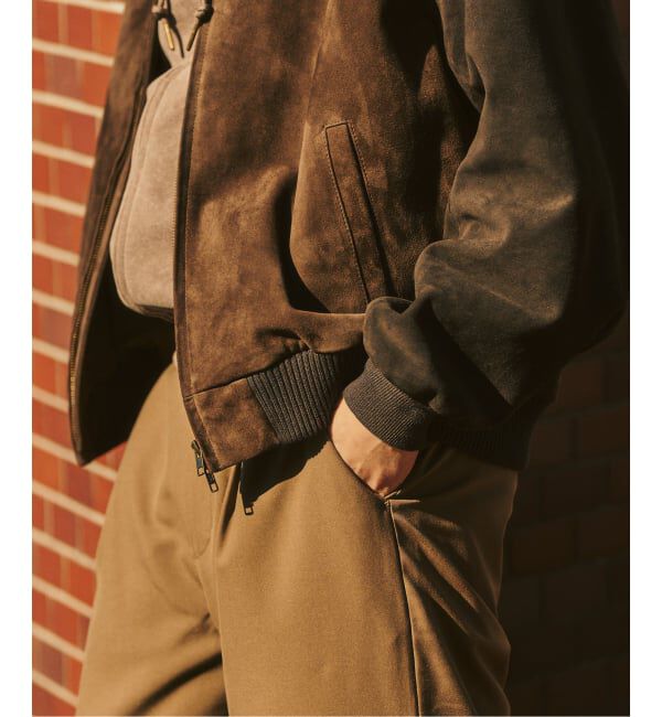 417 EDIFICE「TRツイル ワイドイージーパンツ」|スラックス|