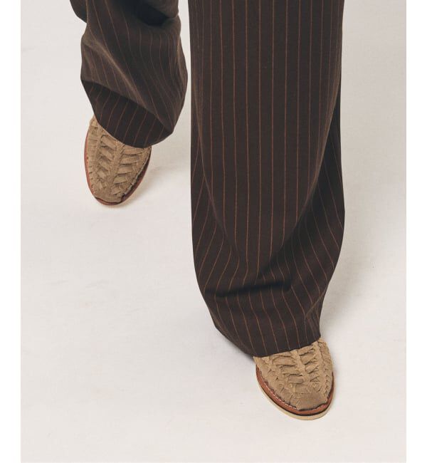 417 EDIFICE「TRツイル ワイドイージーパンツ」|スラックス|