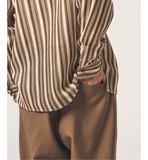 417 EDIFICE「TRツイル ワイドイージーパンツ」|スラックス|