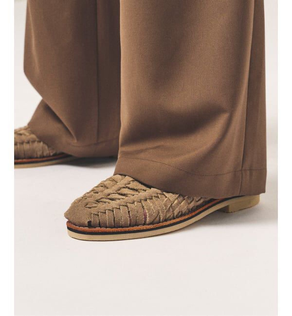 417 EDIFICE「TRツイル ワイドイージーパンツ」|スラックス|