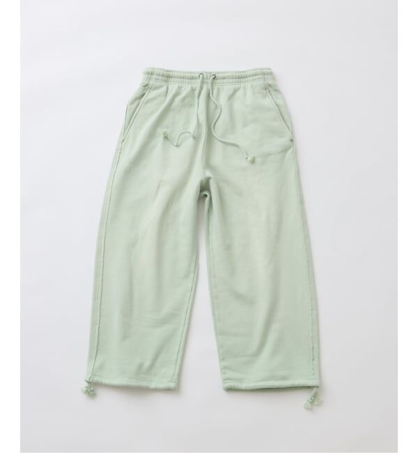 JOURNAL STANDARD relume「《予約》ラフカット フェード加工 スウェットパンツ」|その他|グリーン B