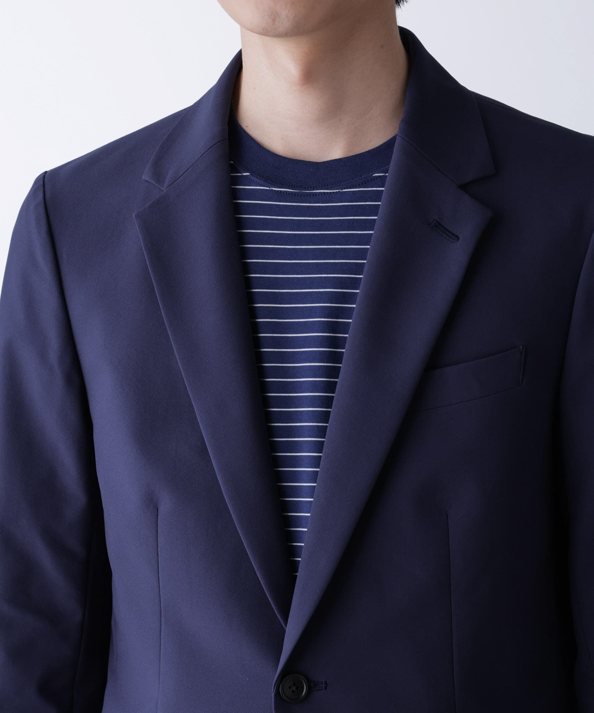 nano･universe「｢N JACKET PREMIUM｣TEXBRID(R)撥水ｳﾗﾄﾞｯﾄｽﾄﾚｯﾁｼﾞｬｹｯﾄ(ｾｯﾄ 」|スーツ|