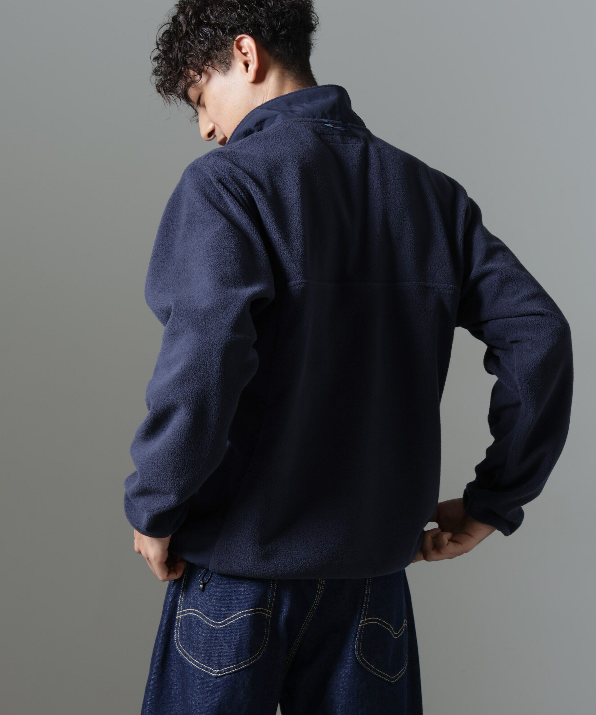 nano･universe「「NJ/CLUB」PARKSTOCK スナップフリースプルオーバー」|Tシャツ・カットソー|