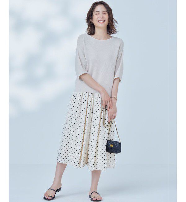 組曲「【WEB限定】ドットプリントデシン フリルパンツ」|その他|