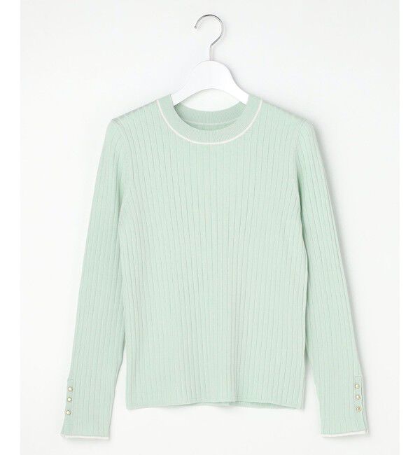 ANY SIS「ラインポイント ニット」|ニット・セーター|ミント