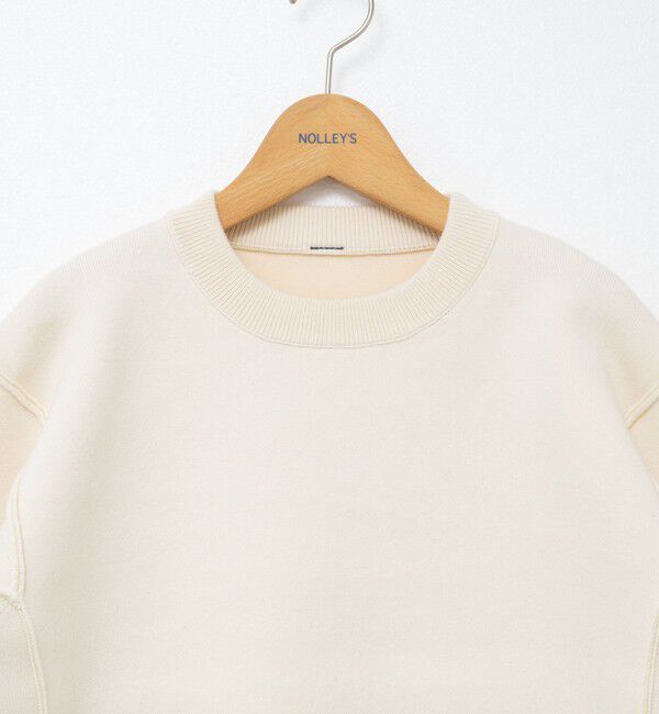 NOLLEY'S「《手洗い可能》スウェット風ニットプルオーバー」|ニット・セーター|