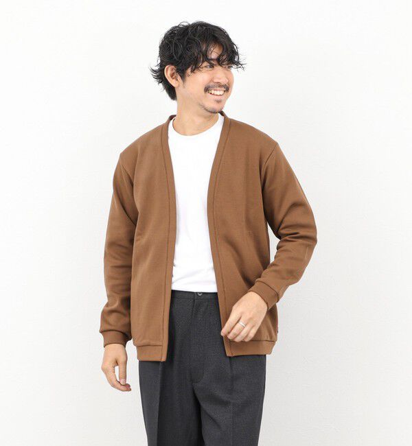 NOLLEY'S goodman「【ACTIVE SECT】《限定展開》接結ボタンレスカーディガン 25AW」|カーディガン|