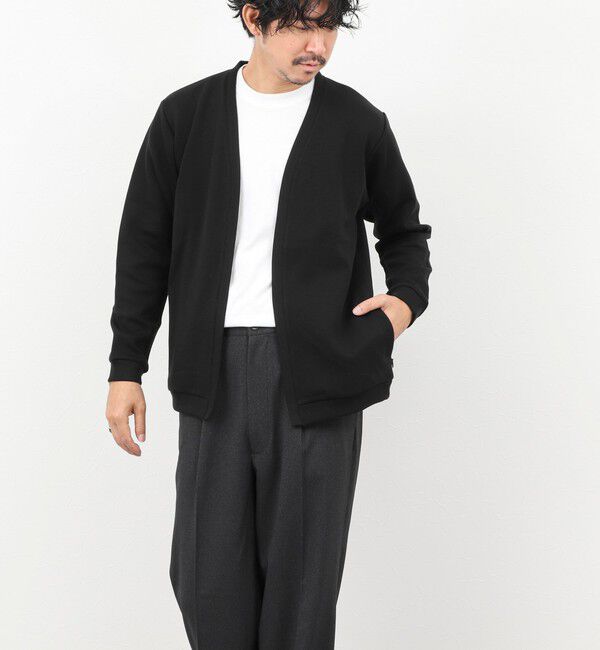 NOLLEY'S goodman「【ACTIVE SECT】《限定展開》接結ボタンレスカーディガン 25AW」|カーディガン|