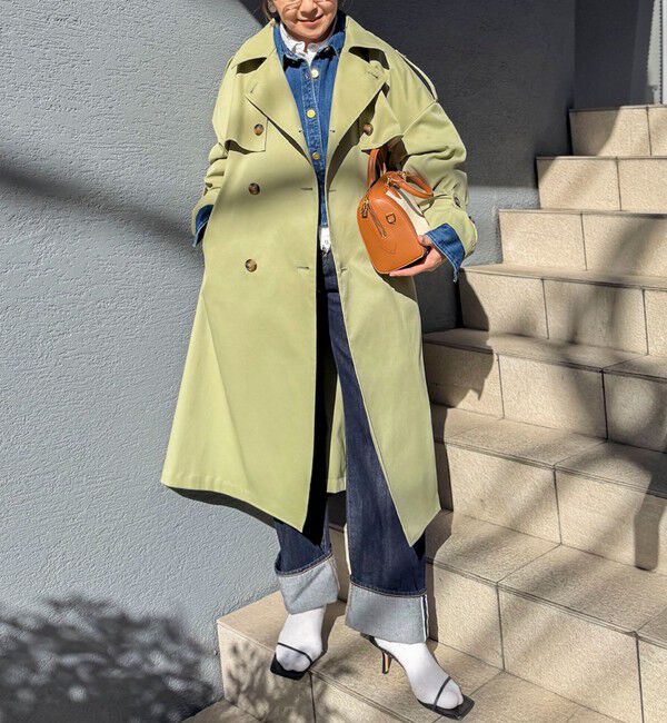 NOLLEY'S「NMPウォッシャブルロングトレンチコート」|トレンチコート|