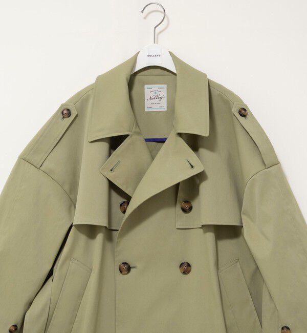 NOLLEY'S「NMPウォッシャブルロングトレンチコート」|トレンチコート|