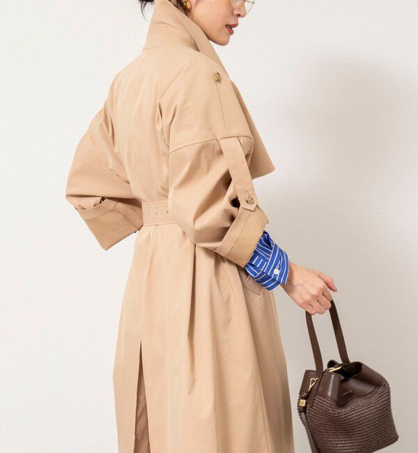 NOLLEY'S「NMPウォッシャブルロングトレンチコート」|トレンチコート|