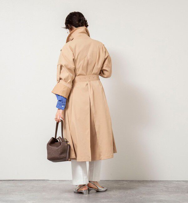 NOLLEY'S「NMPウォッシャブルロングトレンチコート」|トレンチコート|