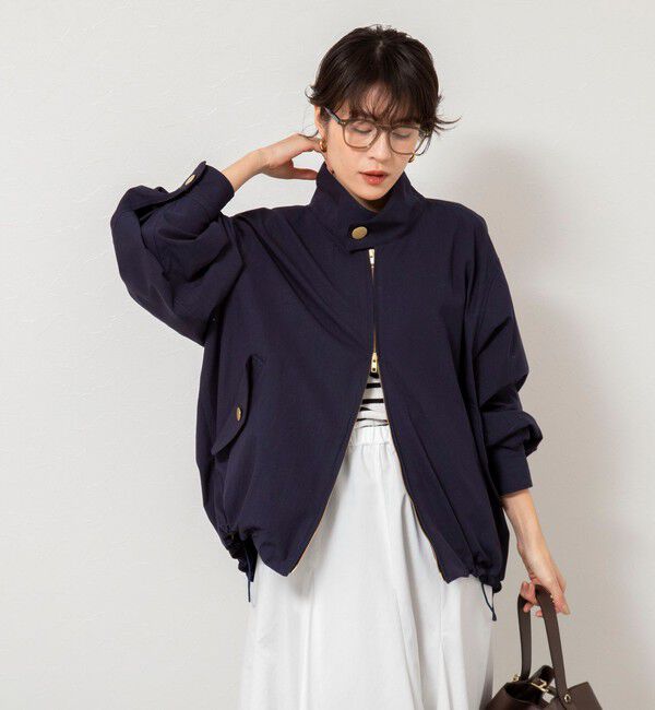 NOLLEY'S「NMPウォッシャブルスウィングトップブルゾン」|ブルゾン・スタジャン|