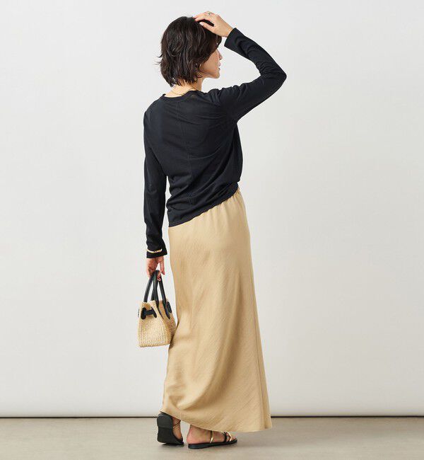 NOLLEY'S「ウォッシャブル綿ナイロンシアーロンＴ」|Tシャツ・カットソー|