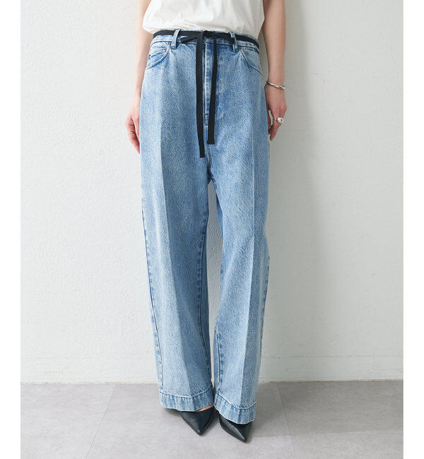  「センタープレスデニムパンツ」|デニム|