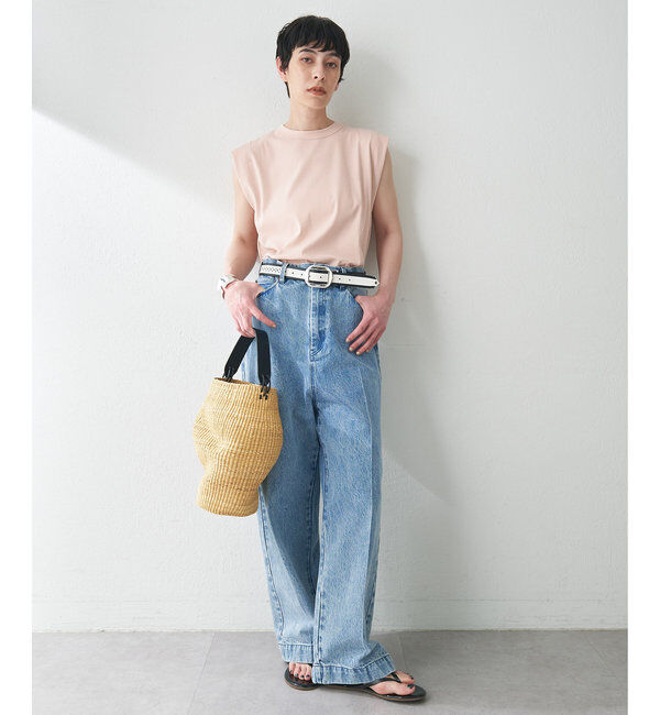  「センタープレスデニムパンツ」|デニム|