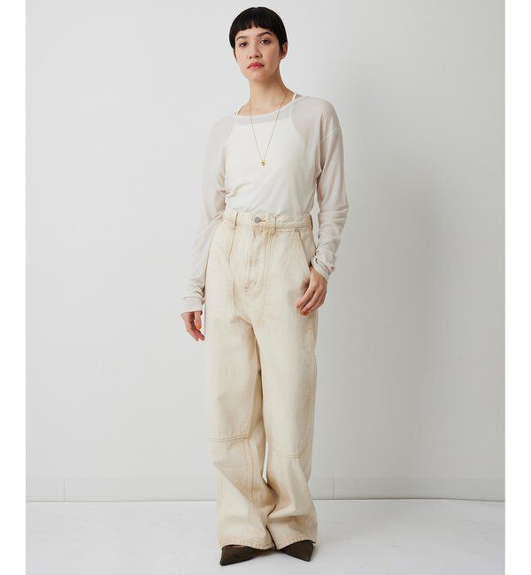 THE PAUSE「【THE PAUSE】シアーフライスロンTEE」|Tシャツ・カットソー|