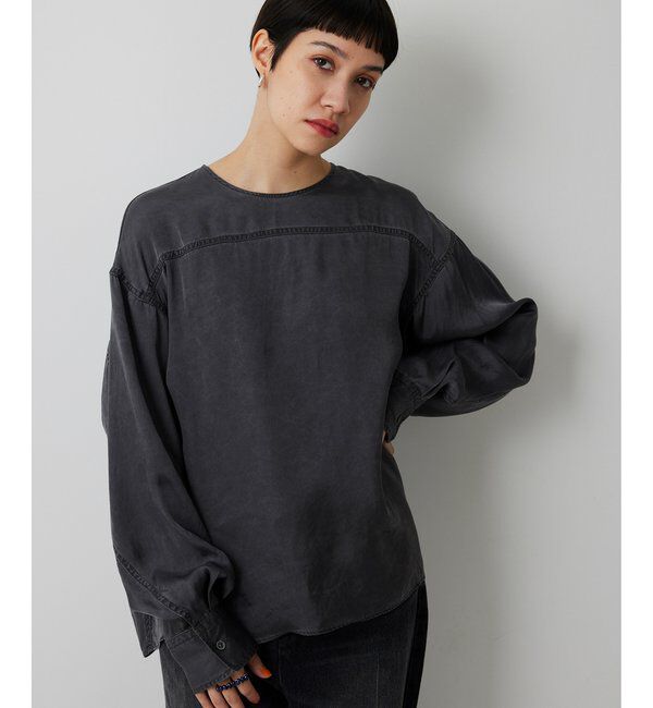  「ピグメントクルーブラウス」|シャツ・ブラウス|