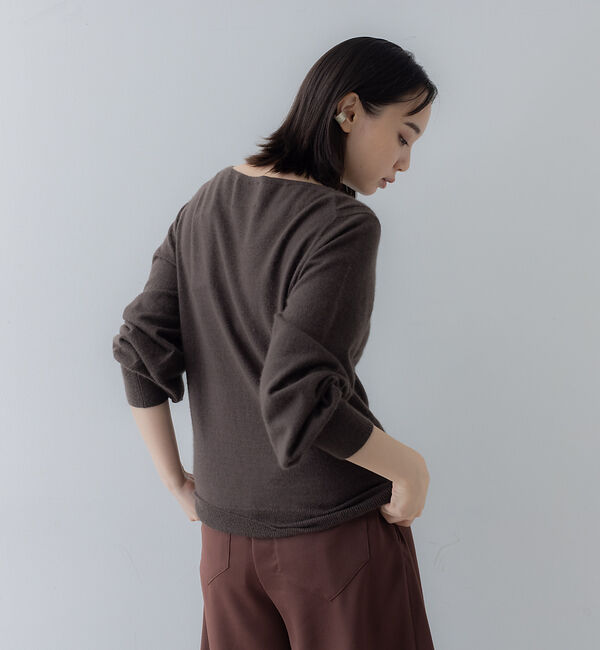 collex「ラクーンシルクニットプルオーバー」|ニット・セーター|