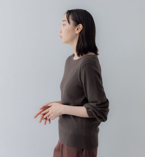 collex「ラクーンシルクニットプルオーバー」|ニット・セーター|