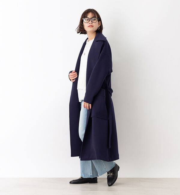 Rouge vif「ジャージートレンチコート」|トレンチコート|