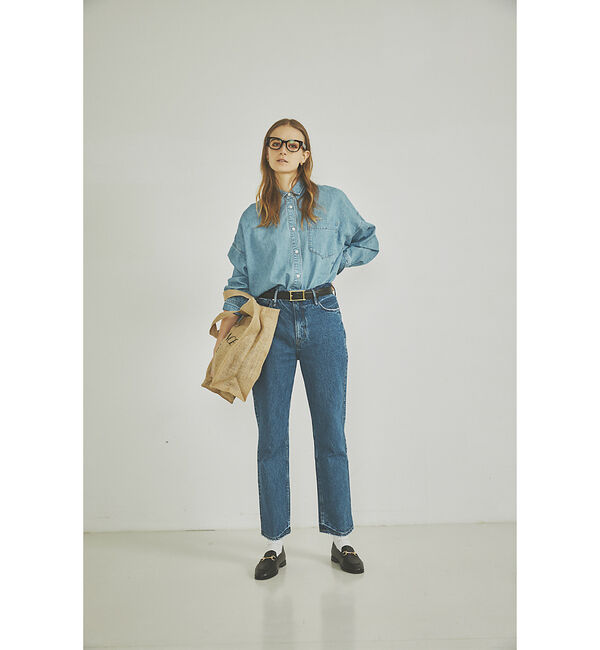 Rouge vif「【ATELIER AMBOISE/アトリエ アンボワーズ】Hバックルレザーベルト」|ベルト|